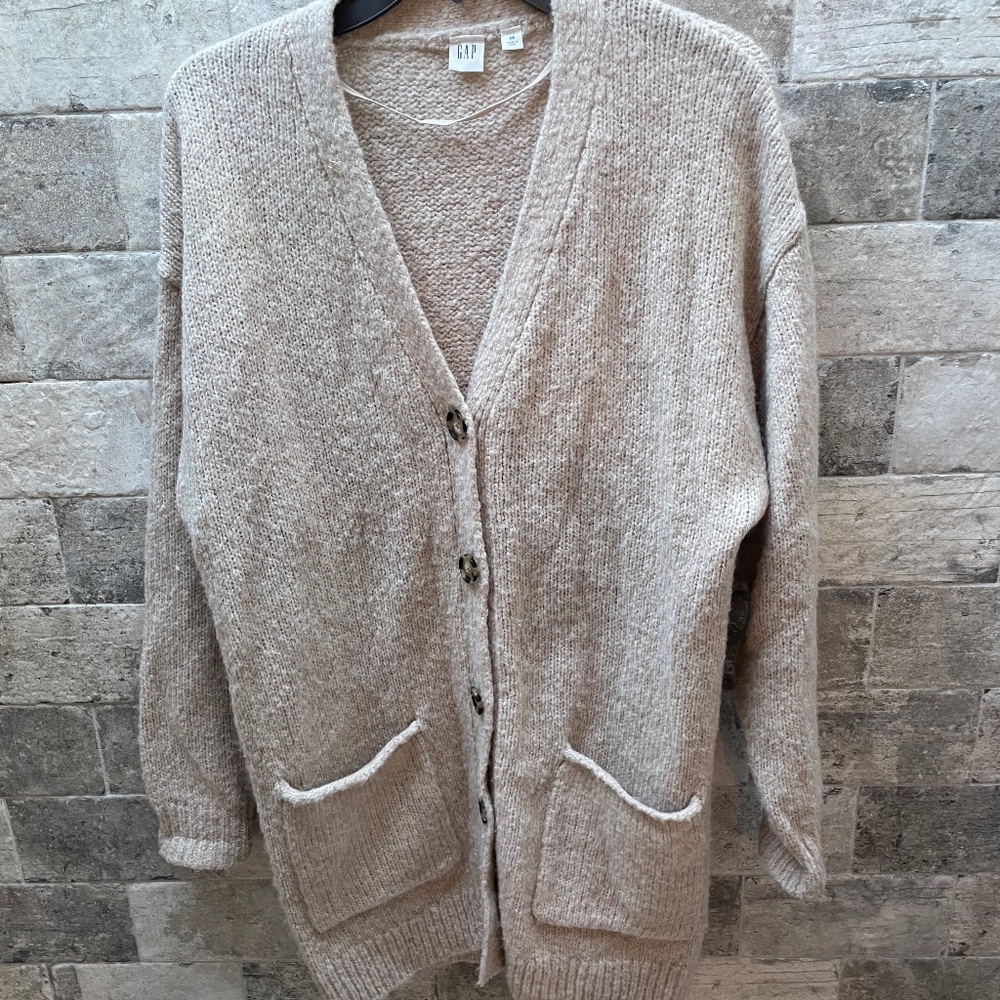❤️ GAP VINTAGE CARDIGAN DUSTER SWEATER SIZE XS